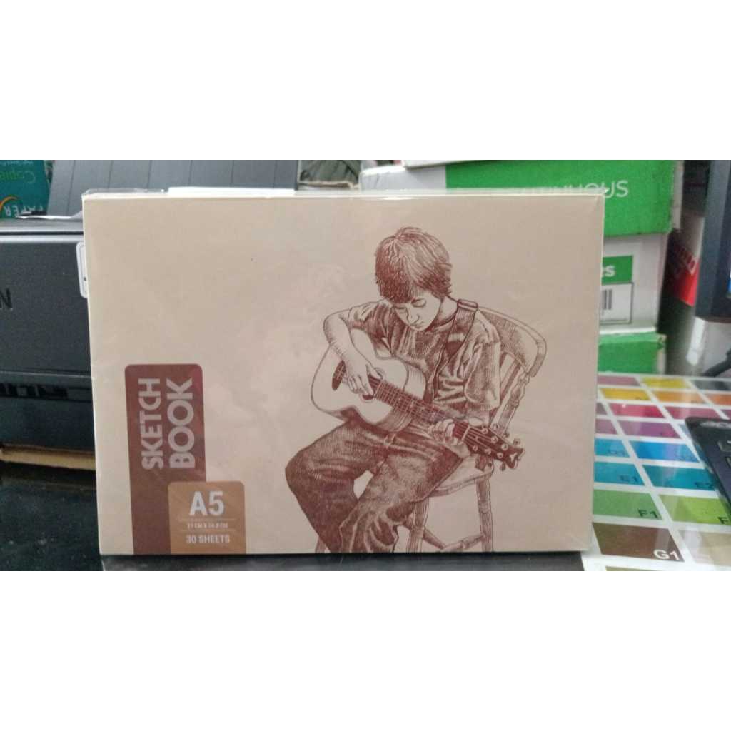 

Sinar Dunia Sketchbook A5 (21 x 14.8 cm) 30 Sheets