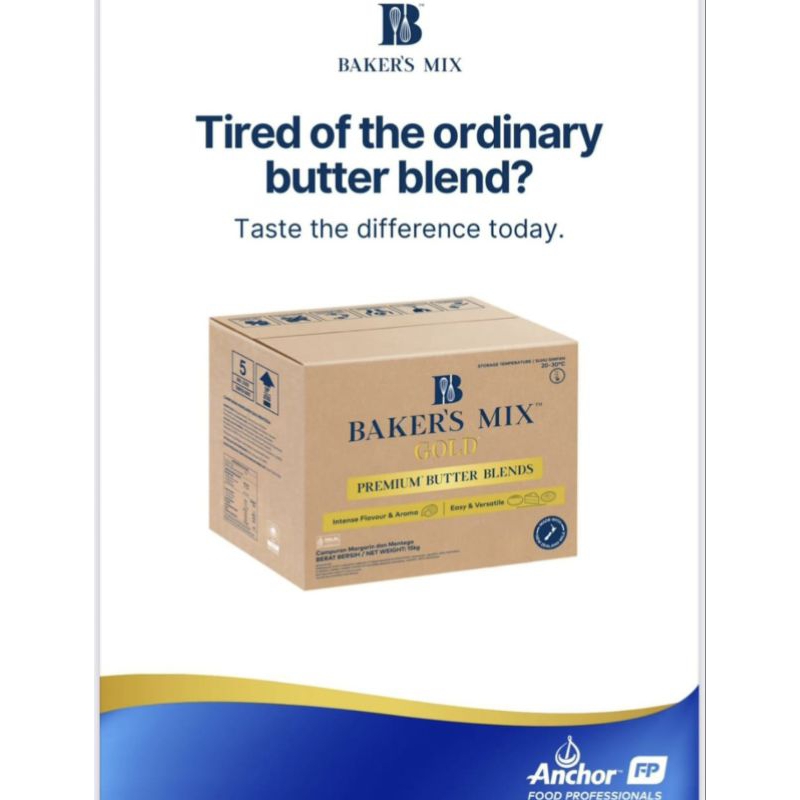 

Butter blend premium butter bakersmix gold