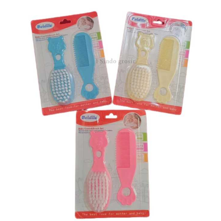 1SET SISIR RAMBUT BAYI NEWBORN/SISIR SIKAT BAYI LEMBUT