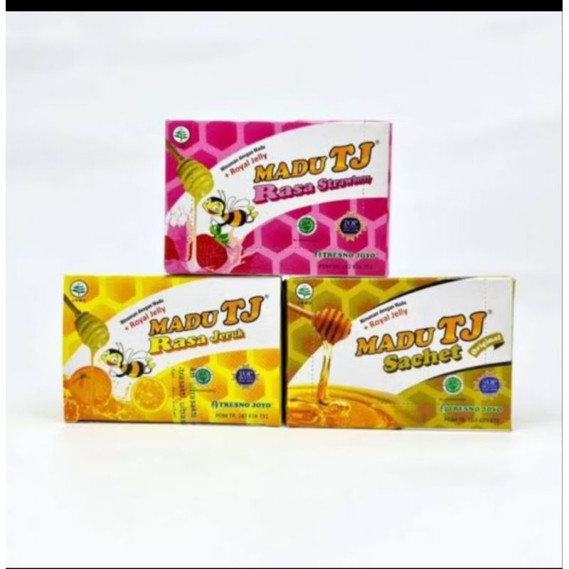

Madu TJ Box isi 12 sachet