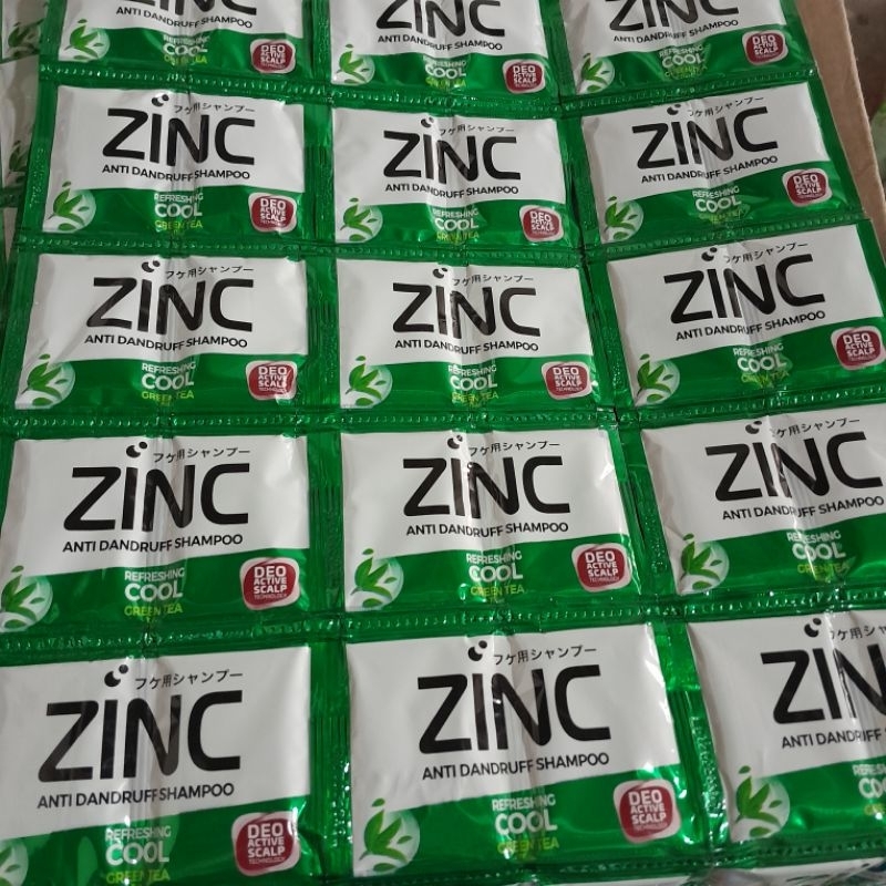Shampo Zinc Hijau Sachet Renteng (1 renteng = 12 sacet)