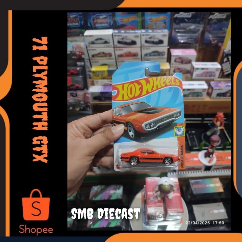 HOT WHEELS '71 PLYMOUTH GTX ORANGE