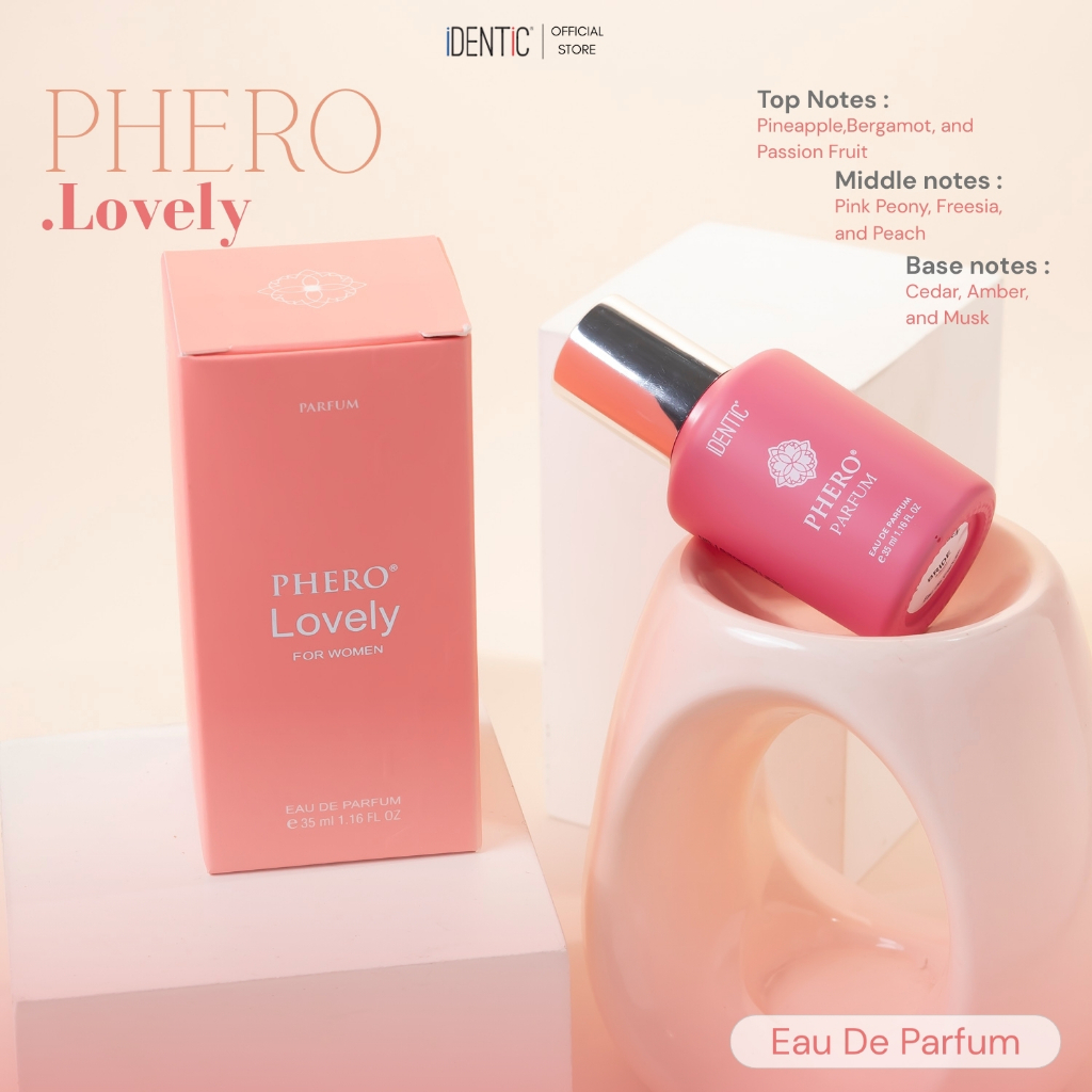 Parfum Phero X Lovely EDP 35ml By Identic | Parfum wanita tahan lama dan awet seharian
