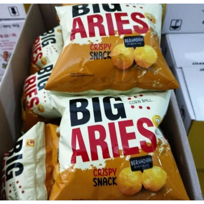 1 dus ciki big aries berhadiah bila beruntung isi 40 pcs