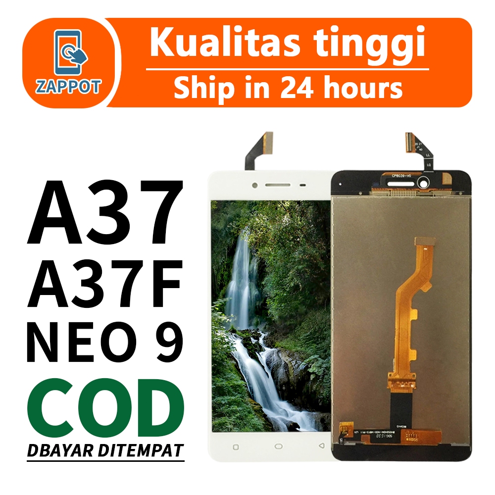 LCD FOR OPPO A37 / 37F / NEO 9 FULLSET TOUCHSCREEN - PUTIH