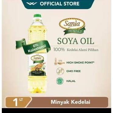 

Sania Royale Pure Soya Oli 1 Liter/ Minyak Goreng Kedelai