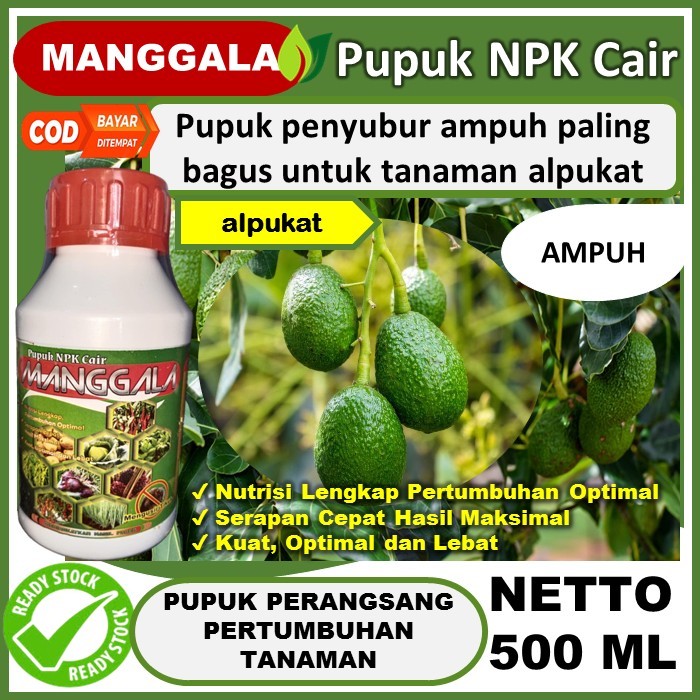 Promo COD Pupuk Npk MANGGALA 500ML - pupuk penyubur tanaman alpukat - memaksimalkan tanaman alpukan 