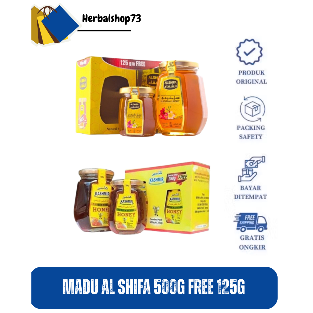 

Madu Al Shifa | Madu Alshifa 500gr FREE 125gr Original | free bubble dan kardus