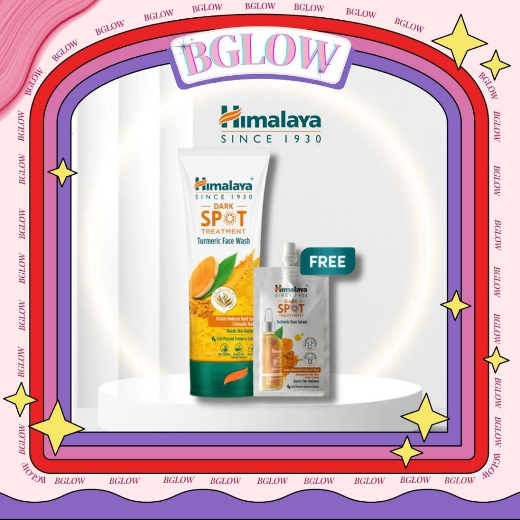 Himalaya Dark Spot Treatment Turmeric Face wash 100ml / MASK 100ML / SABUN CUCI MUKA PEMBERSIH WAJAH