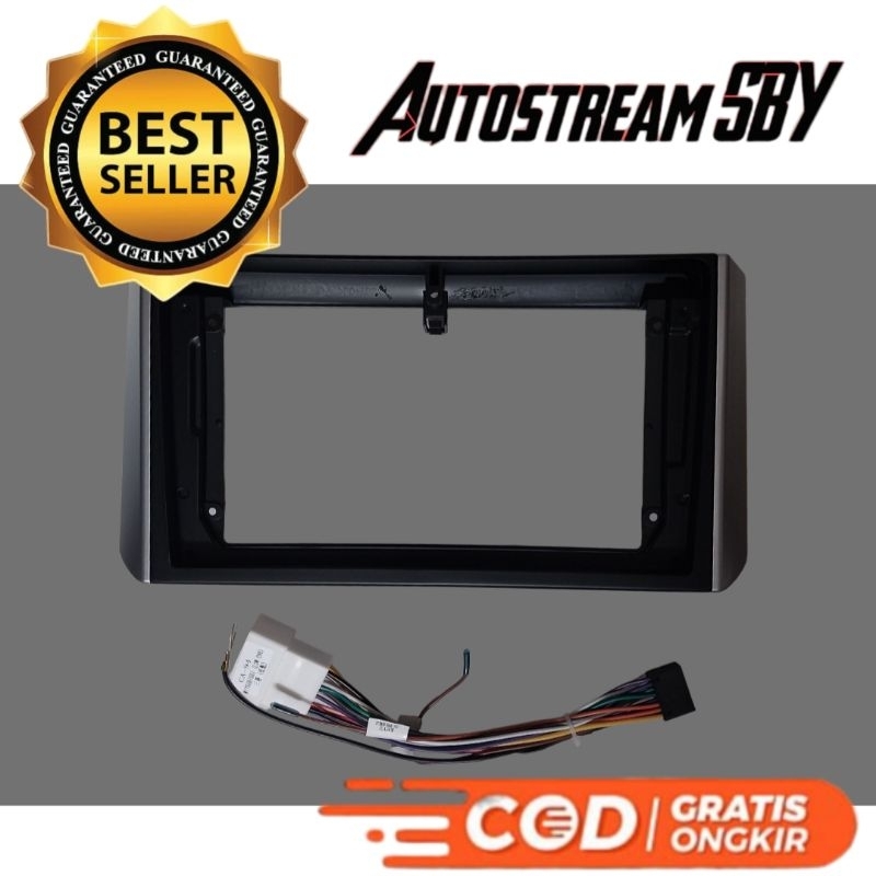 Frame Android Mobil 9 Inch XPander + Kabel | Frame Mobil, Frame XPander 9 Inch, Frame Head Unit
