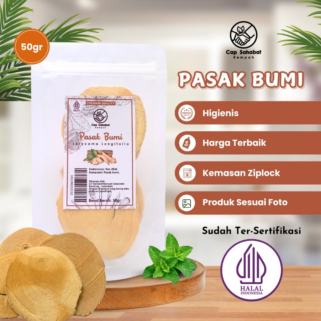

50gr Pasak Bumi / Asli Kalimantan / JSR / 100% PREMIUM QUALITY