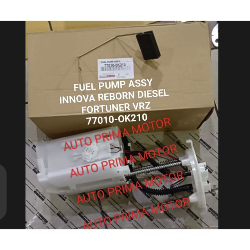 FUEL PUMP ASSY FORTUNER VRZ INNOVA INOVA REBORN DIESEL 77010-OK210 OEM