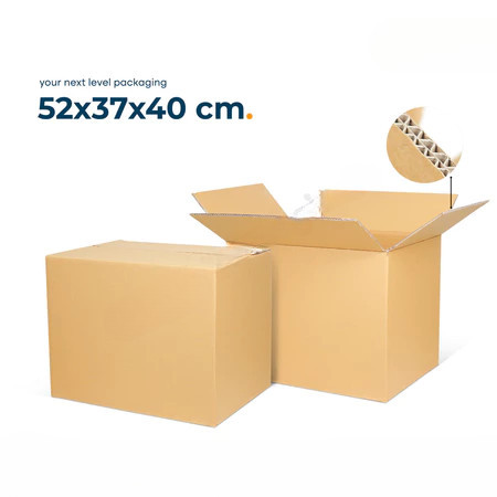 

10 pcs kardus polos packaging barang box packaging file berkas serbaguna ukuran 52x37x40 cm
