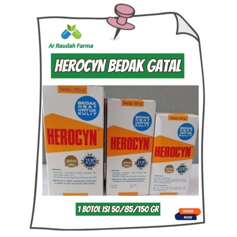 Herocyn Bedak - Bedak Herocyn Bedak Tabur Bedak Gatel Biang Keringat