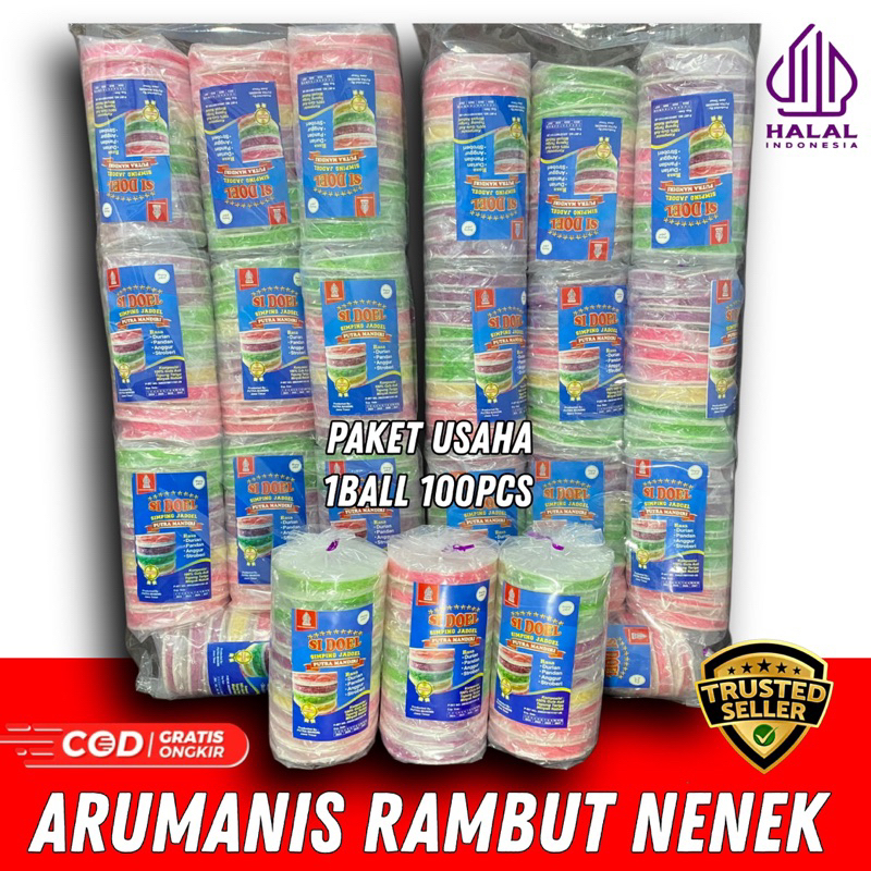 

ARUMANIS RAMBUT NENEK SIMPING JADOEL 1Ball 100pcs