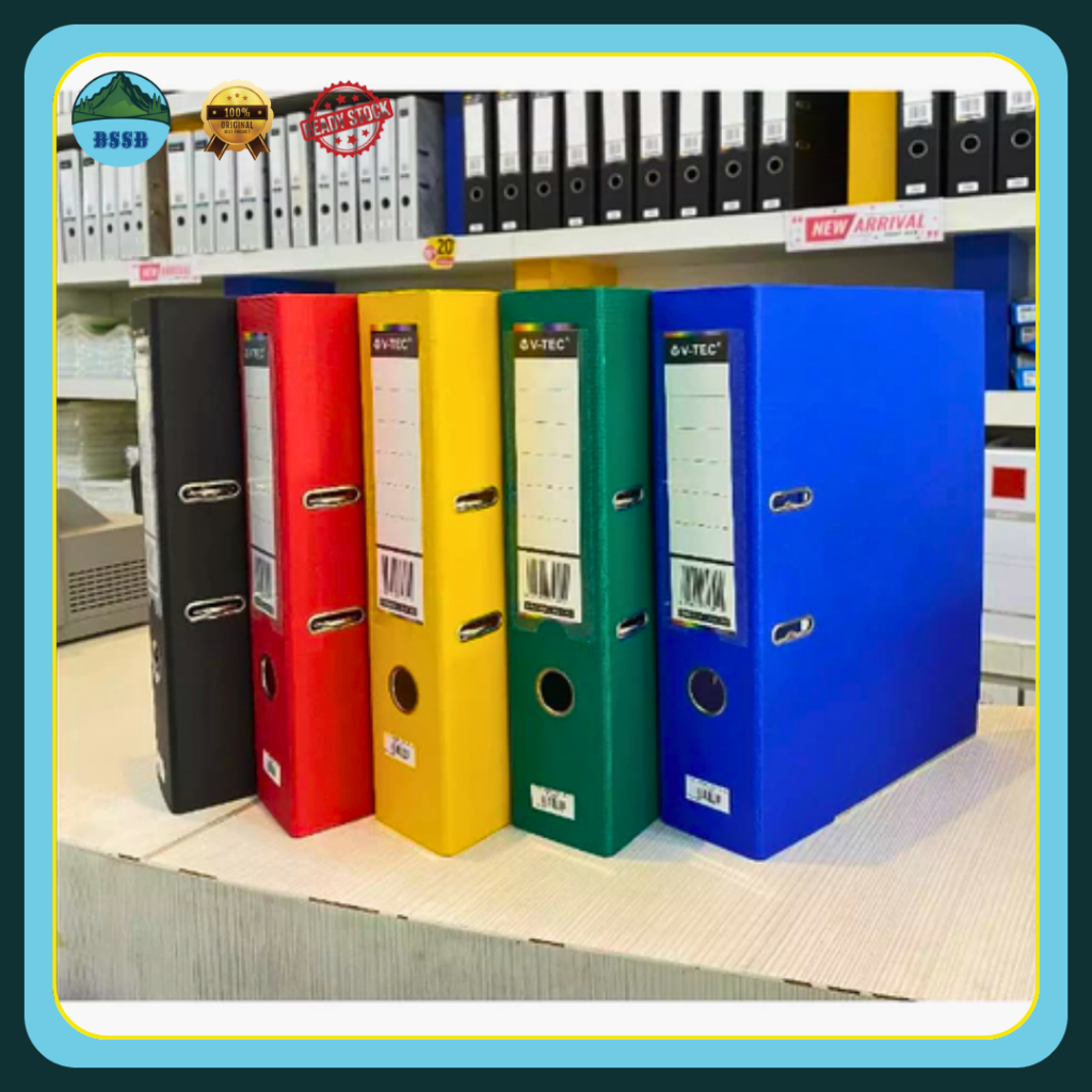 

Ordner V Tec | Ordner FC Folio Ring Binder Dokument | Type 401 | Tebal 7 Cm