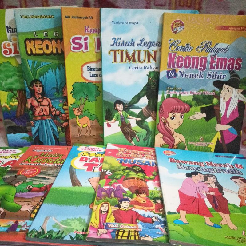 cerita/dongeng rakyat Nusantara,keong mas,danau Toba, si kancil