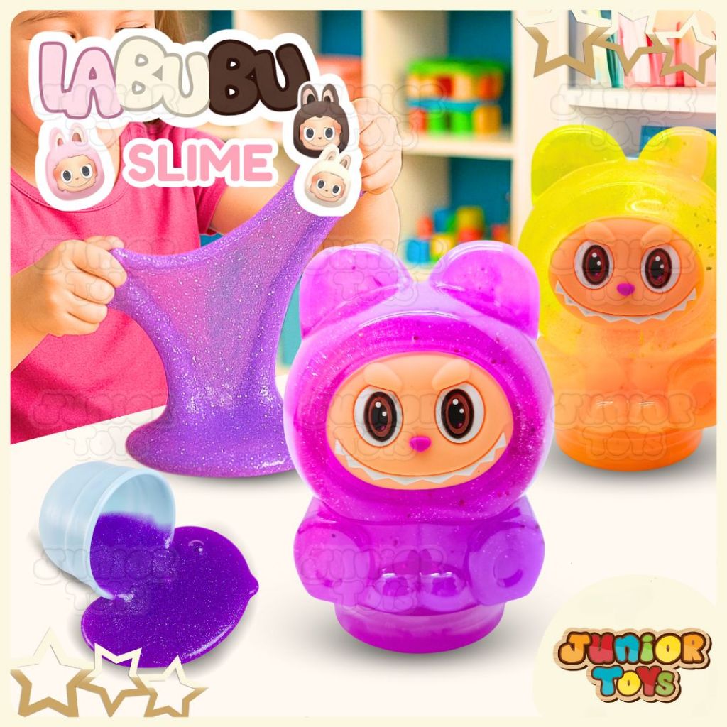 Mainan Slime Anak Karakter Labubu Jumbo Warna Warni Mainan Anak