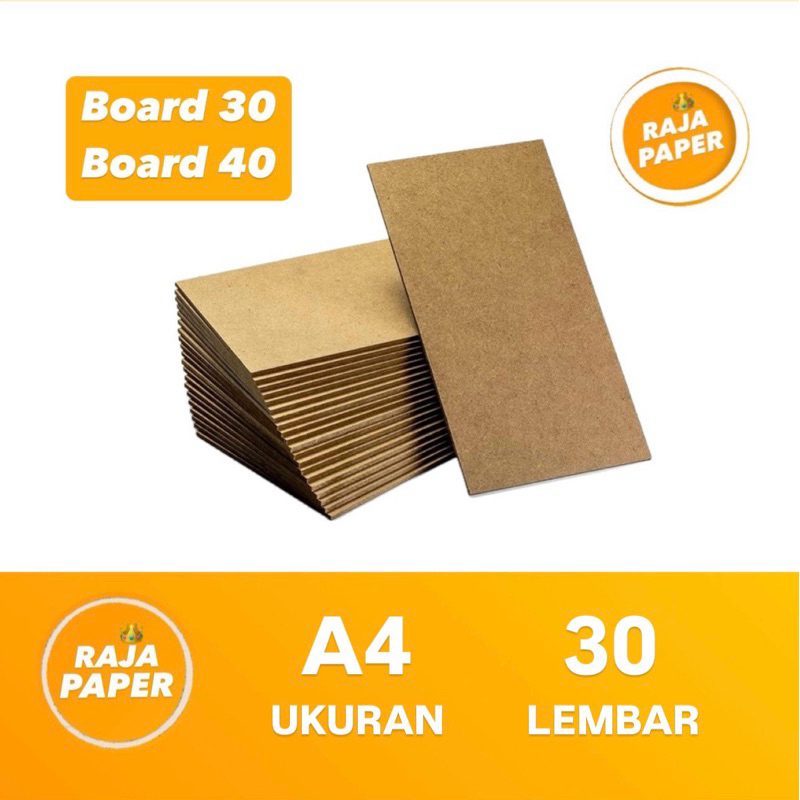 Ay00! Kertas Karton Yellow Board Ukuran A4 30 Lembar No 30 No 40 ( 210 Mm x 297 Mm ) / ( 21 Cm x