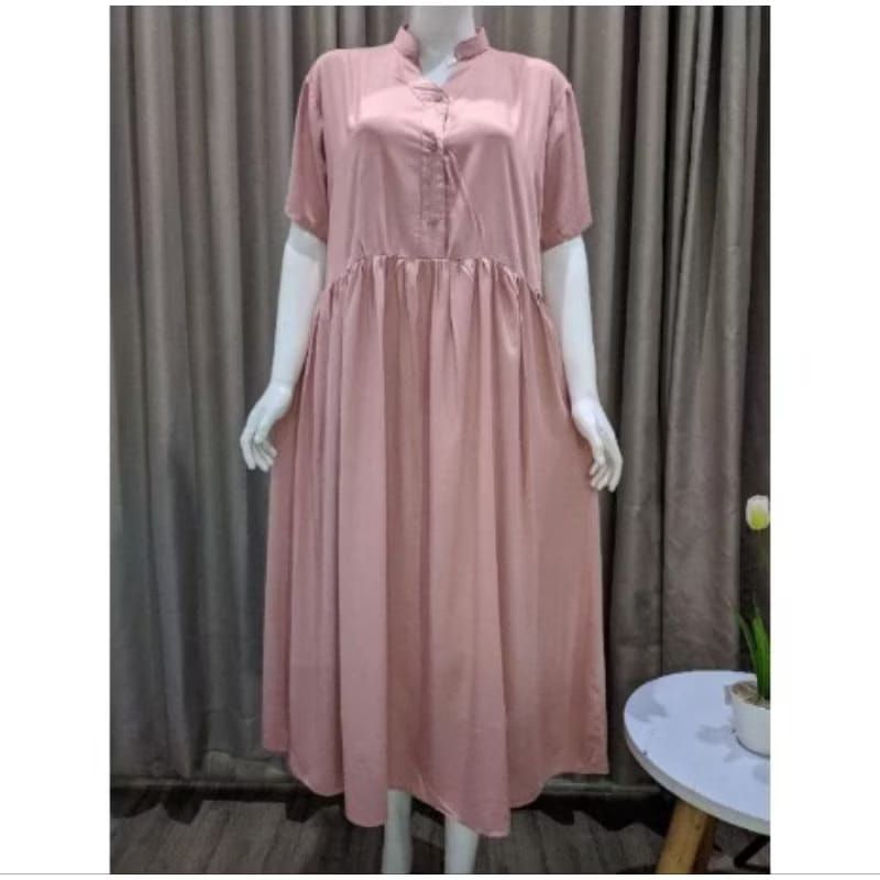 Dress santuy | Daster panjang | Daster Viral |Daster berkerah shanghai Bahan Twiil | Home Dress |Das