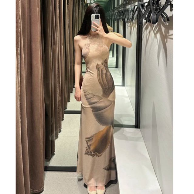 [FAST PO] ZARA 05 SHELL SHEER SUMMER DRESS | zara dress import quality dress summer musim panas