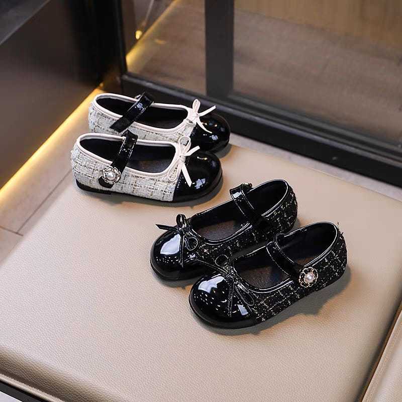 Sepatu Balet Flatshoes Anak Perempuan / Sepatu Rajut Slip On / Sepatu Pesta Anak Terbaru /epatu bale