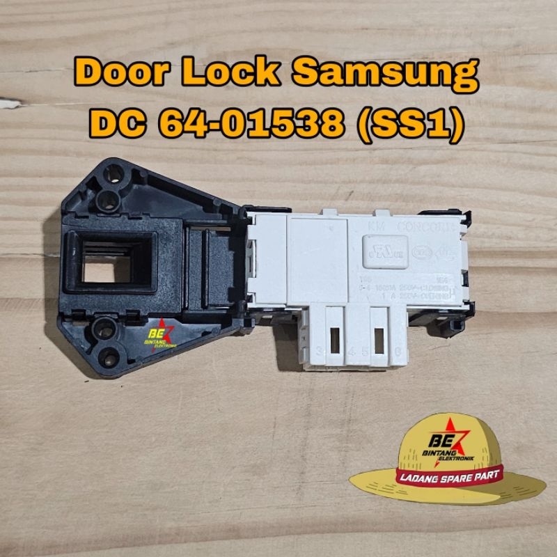 Dahlia_prose - Door Lock Switch Pintu Mesin Cuci Front Loading Samsung DC64 SS1 T85 5-4 Ori