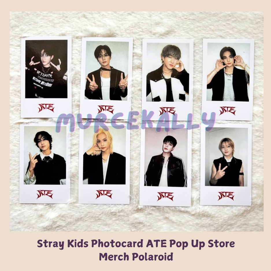 Stray Kids Photocard ATE Pop Up Store Merch Polaroid