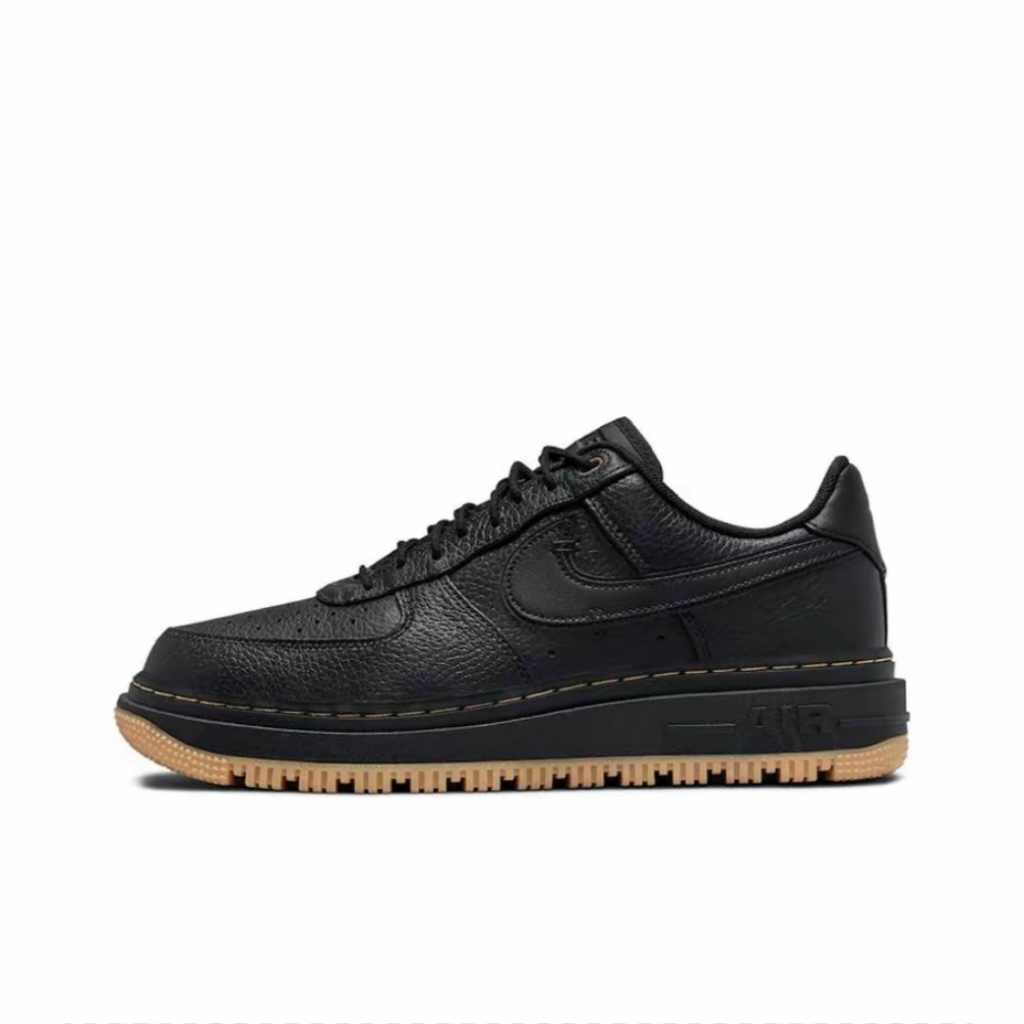 Nike Air Force 1 ‘07 Black Gold Sepatu Sneakers Unisex