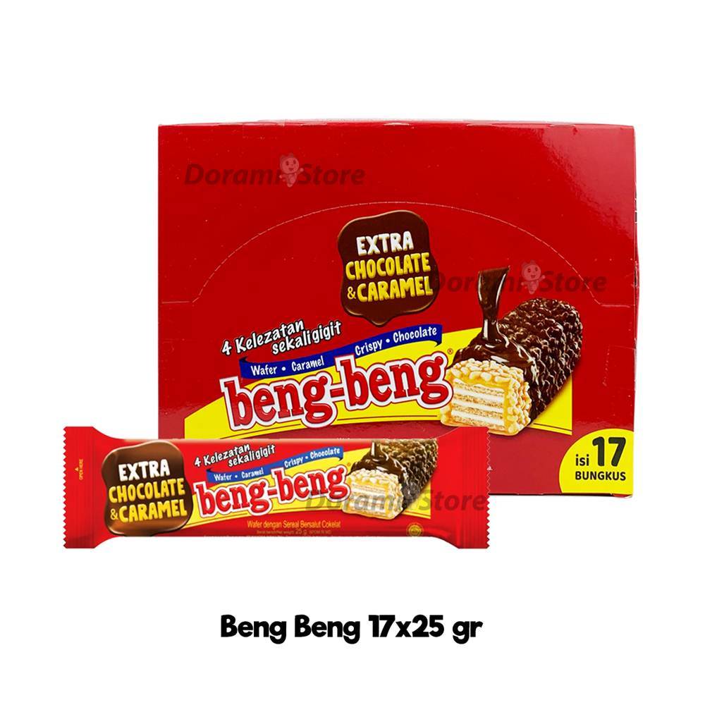 

Beng Beng Chocolate Caramel Box Isi 17x25gr / Wafer Caramel Coklat Renyah