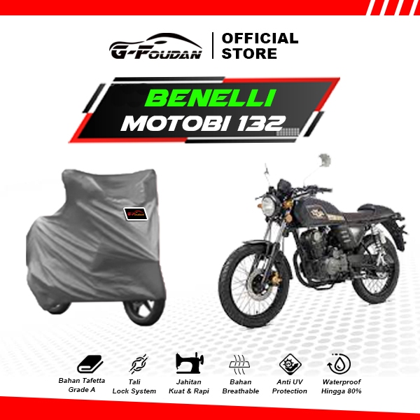 Cover Motor Motobi 132 / Sarung Motor Benelli Motobi 132 / Mantel Penutup Selimut Motor Motobi 132