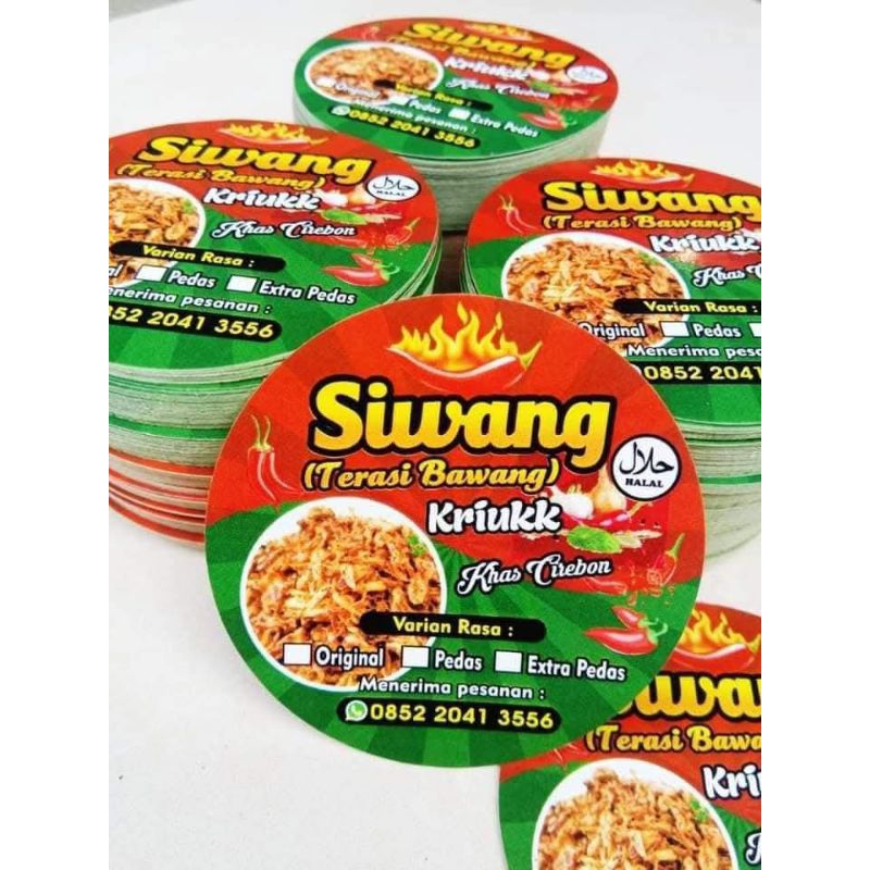 

STIKER LABEL STIKER LOGO CUSTOM BAHAN PREMIUM GLOSSY