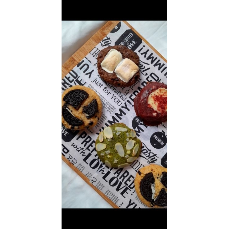 

SOFTCOOKIES matcha marshmallow doublechoco chococheese redvelvet oreo