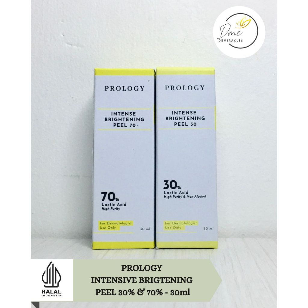 DERMA XP Prology Intense Brightening Lactic Acid 30% & 70% Peeling - 30ml