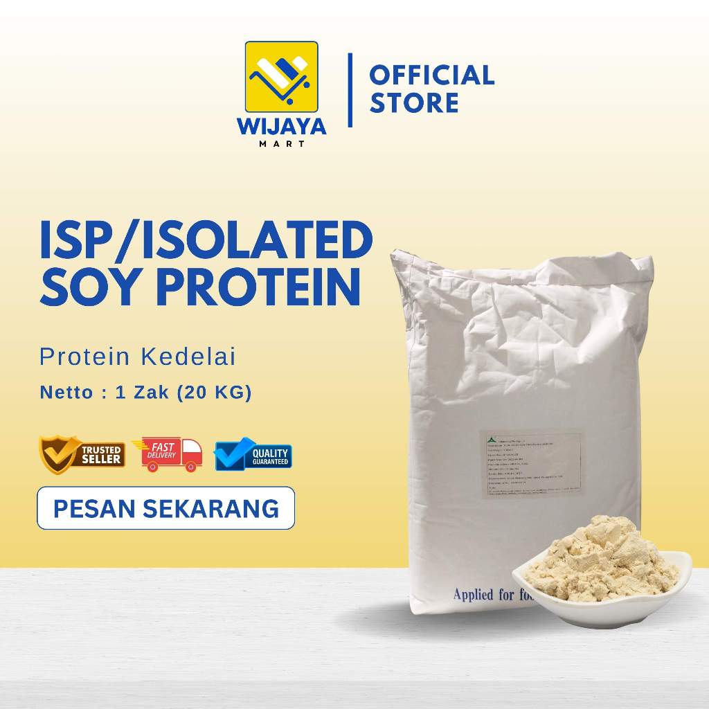 

ISP / Isolated Soy Protein / Pengenyal / Pengikat Lemak nugget, bakso 20 KG