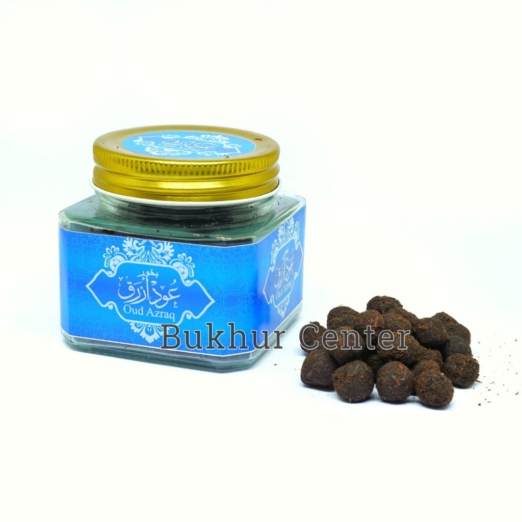 Bukhur Oud Azraq Mamoul 100Gram Buhur Dupa Wangi Menyan Arab