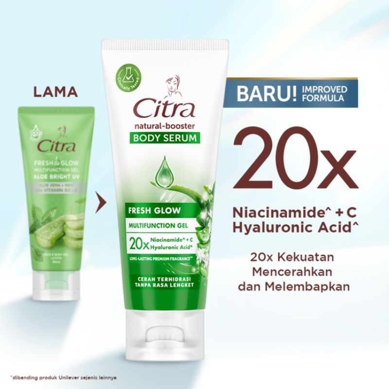 Citra Aloe Vera Multifunction Gel180ml-Citra Body Serum fresh glow