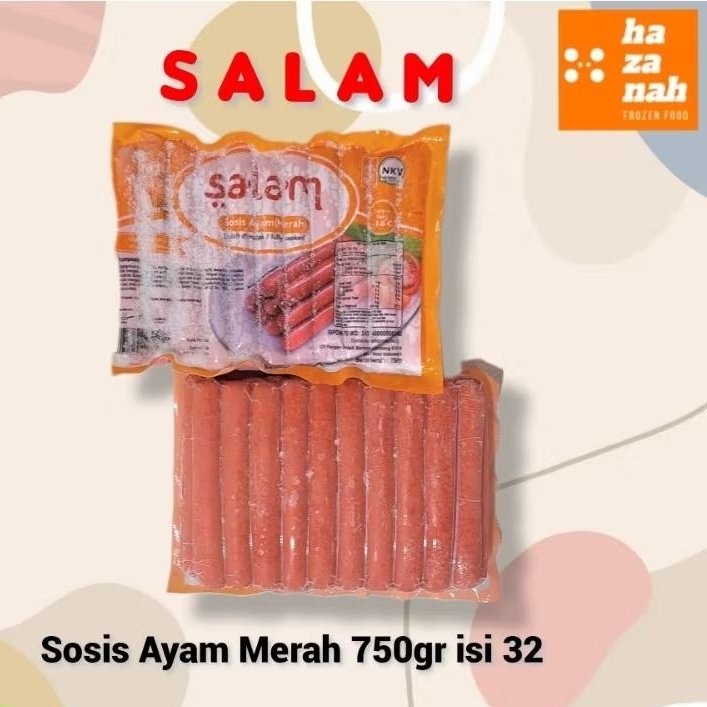 

Salam Sosis Ayam Merah isi 32