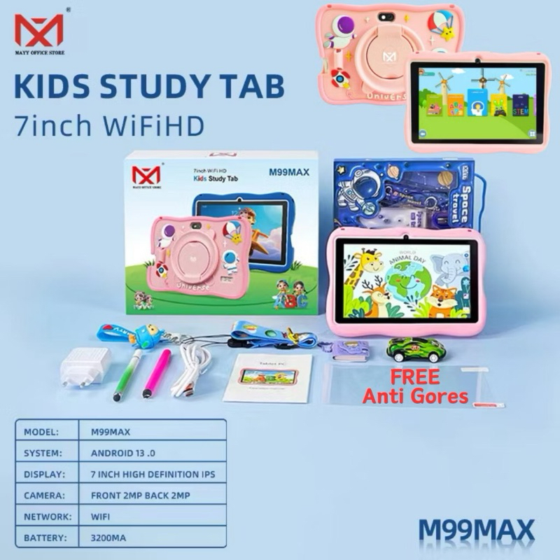 TABLET ANAK TAB STUDY KIDS M99 Max Astronout Version Tablet Anak 4GB+128GB Tablet Astronout IPS Scre