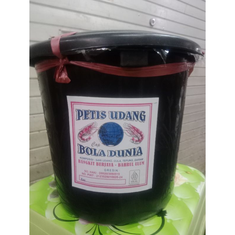 

petis hitam 1kg buat rujak cingur segar dari udang