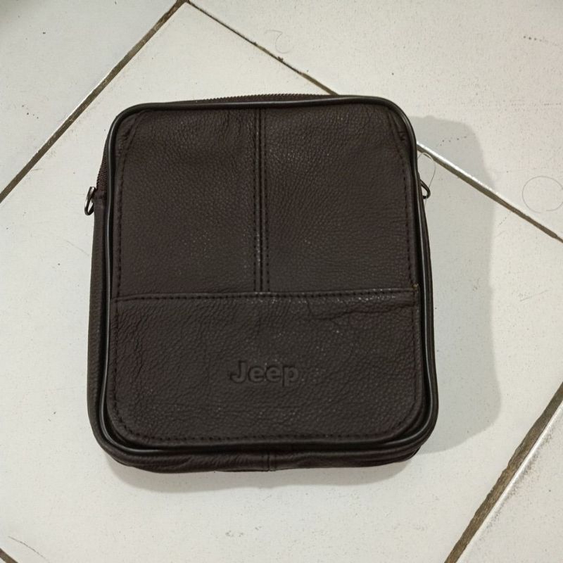 Tas Kulit Asli Jeep Selempang Pria