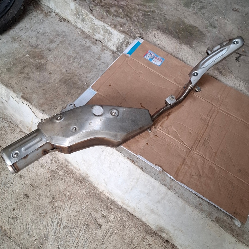 Knalpot klx L 150 standar original copotan