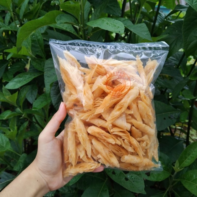 

LURING lumpia Kering Ori/ Pedas Kriyuk 250g - Amanah Snack