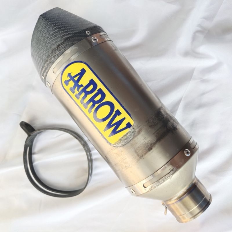 Exhaust Silincer Knalpot ARROW Racetech Titanium Inlet 60 ORIGINAL