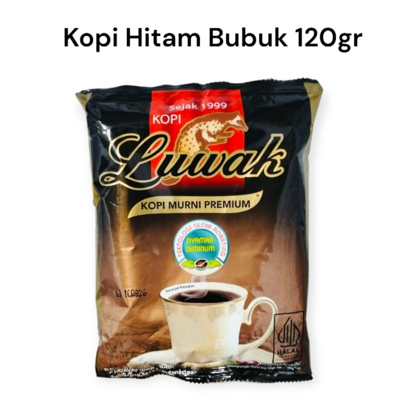 Luwak Kopi Hitam Murni Arabica Premium 120gr