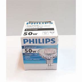 50w 20w lampu halogen philips ess mr16 12v