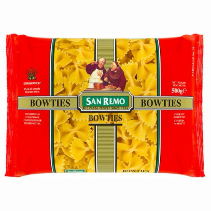 

SAN REMO Pasta Bowties 500 Gram