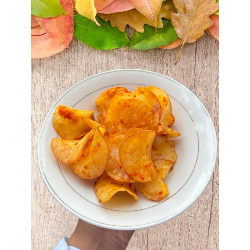 

Keripik Pedas Nikmat 250gr Keripik Renyah dan Pedas Gurih