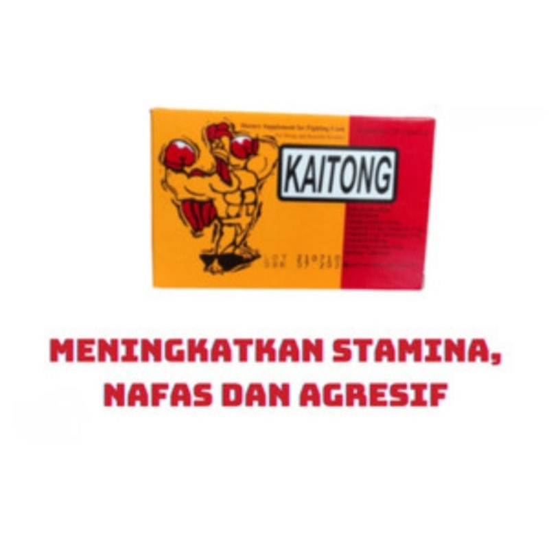 Kaitong suplemen vitamin ayam aduan meningkatkan stamina agresif