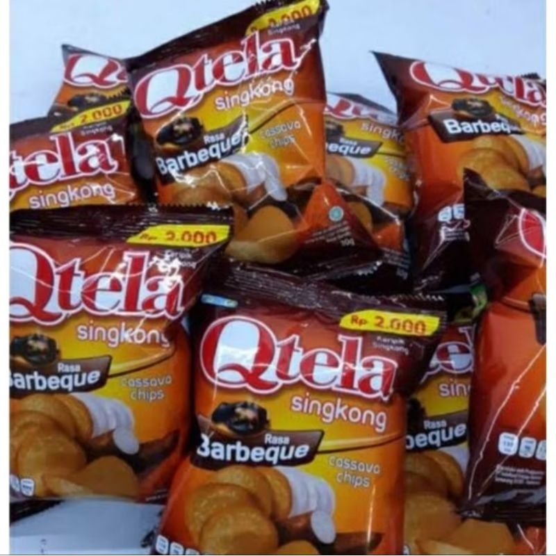 

Qtela Singkong Barbeque 30gr 1 Renceng isi 10pc